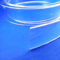 Rouleau de polycarbonate cristallin, fourniture directe d'usine, feuille transparente flexible pour rideau de porte et cloison de protection