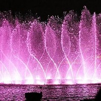 Fuente de Agua Musical Decorativa de Acero Inoxidable Comercial, Diseño Moderno, con Control Multimedia para Decoración de Paisajes Exteriores