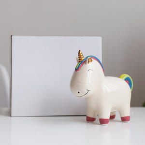 Nouveauté enfants cadeau préféré en céramique en forme de <span class=keywords><strong>cheval</strong></span> créatif décoration de la maison en céramique <span class=keywords><strong>tirelire</strong></span> pièces de monnaie <span class=keywords><strong>tirelire</strong></span> d'épargne - Product Image 4