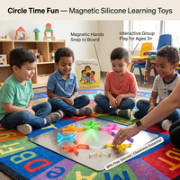 Magnetisches Gummispielzeug Flexible Menschenähnliche Figuren Stressabbau Desktop-Fidget Kreative Heimdekoration Sensorisches Magnetspielzeug