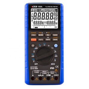 Multímetro Digital Automático con Pantalla LCD 189a, Amperímetro, Voltímetro, 10nf-100mf, 50ohm-50mohm, CA 1000v 10a, USB - Product Image 2
