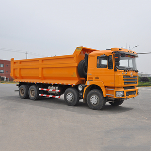 Camion benne basculante d'occasion Shacman F3000 8x4 20t Diesel 380ch à conduite à gauche pour travaux de construction - Product Image 3