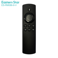 Télécommande ES-RM086-8-V Prix Usine pour Nouveau Google Chromecast 4K TV Google Voice Décodeur Smart TV G9N9N Voice BT IR