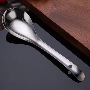 Stainless Steel Rice <b>Spoon</b> <b>Serving</b> <b>Spoon</b> For Buffet Service Restaurant Kitchen Solid Color Finish - Product Image 2