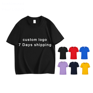 Unisex 100% Cotton Customizable Sublimation T-Shirts Bulk Oversized Knitted Blank <strong>Tshirts</strong> Heat <strong>Transfer</strong> for Logo Men's T-Shirts - Product Image 6