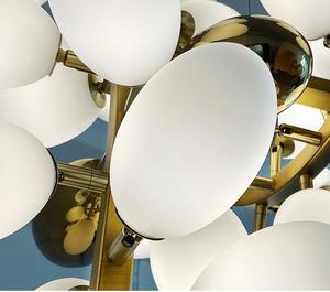 Lámpara Colgante de Cristal de Uva para Sala de Estar de Villa Grande Personalizada, Diseño Creativo Moderno, Arte Decorativo, Lámpara Colgante LED - Product Image 3