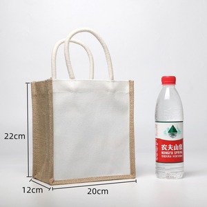 Tùy chỉnh Vai Túi Xách hàng tạp hóa Túi xách bãi biển nhiệm vụ nặng nề sinh thái thân thiện mua sắm đay Tote Túi - Product Image 4