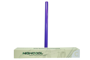 HIGHCOOL Vinilo protector antiarañazos Autocurativo a prueba de UV Cambio de color PVC Car Wrap Boom Cuerpo morado Superficie brillante Car - Product Image 4