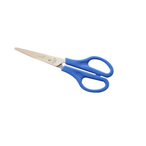 diseño de seguridad contundente Mini de plástico <span class=keywords><strong>6</strong></span> "estudiante de la escuela de los niños tijeras artesanía - Product Image 2