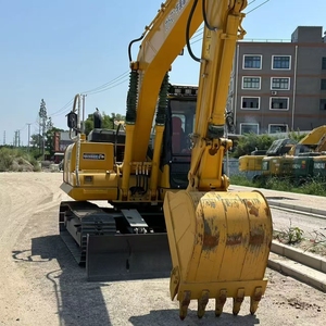 Excavatrice hydraulique sur chenilles Komatsu PC130 utilisée modèle 2024 pompe à moteur de 13 tonnes en bon état pour la construction/l'agriculture et le creusement - Product Image 3