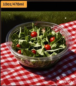 Bpa jetable transparent en plastique de nourriture en plastique de saladier librement avec le couvercle 12oz 16oz 24oz 32oz - Product Image 3