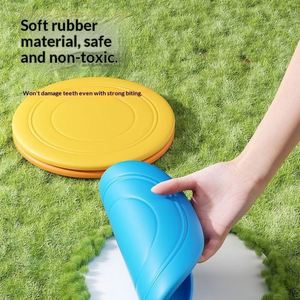 Frisbee Suave para Mascotas, Plato Delgado para Entrenamiento de Cachorros, Juguete para Perros, Plato Flotante Interactivo para Lanzar, Juguete Flotante para Border Collie - Product Image 4