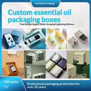 Custom Printed <b>White</b> Cardboard Gift <b>Boxes</b> for Perfume Aromatherapy & Essential Oils - Product Image 5