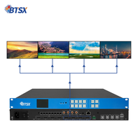Enterprise Command Center 1X1,1X2,2X1,1X3,3X1,1X4,2X2,4X1 Splicing Mode HDMI 4K60 Seamless Switch Matrix Video Wall Controller