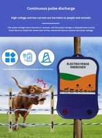 Système de clôture électrique alimenté par la technologie Pulse Impulse pour les élevages de bovins et ovins en pâturage, grandes exploitations agricoles, haute et basse puissance