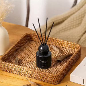 Aikun - Juego de Difusores de Aromas Personalizados para Interiores, Fragancia de Lujo, Botella de Vidrio Blanca y Negra, Difusor de Varillas para el Hogar y el Dormitorio - Product Image 3