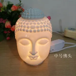 Plug-in lampada di incenso Buddista rifornimenti di arte Buddha incenso di alta temperatura in ceramica Cinese ornamenti regali aziendali luce di notte