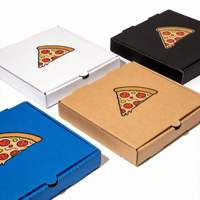 Boîte à pizza triangulaire personnalisée en carton alimentaire |   Boîte d'emballage imprimée pour tranches de pizza pour les chaînes de restaurants et les marques de plats à emporter