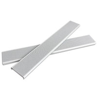 Système de plafond en aluminium à bande S élégant avec des caractéristiques ignifuges, insonorisées et imperméables