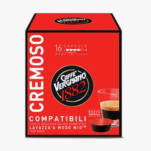 Discovery Caffè Vergnano Creamy a MODO MIO 16 Capsule [0,14/giorno] - Product Image 1