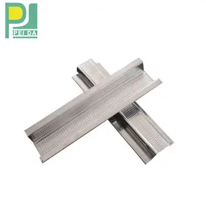 Baixo Preço Metal Materiais De Construção Drywall Quadro C Em Forma De Metal Furring Canal