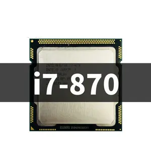 Core I7 870 I7-870 I7 Processador 2.9ghz/8 MB Soquete LGA 1156 CPU Desktop Design moderno e novo China Preço de fábrica CPU Ímã 8 MB