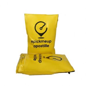 Bolsa de Correo de Plástico Amarillo Pantone, Bolsa de Envío de Polietileno de Baja Densidad, Sobre Logístico para Envíos, Bolsa de Correo para Embalaje de Prendas - Product Image 3