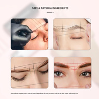 Fil de traçage des sourcils pré-encré 30m pour microblading, fil de positionnement pour tatouage, outil de traçage des sourcils pour microblading PMU