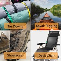 Cordon élastique de 3/16 po, qualité marine, robuste, corde antichoc, ficelle extensible pour kayak, équipement de pont, attache de remorque, bricolage et artisanat