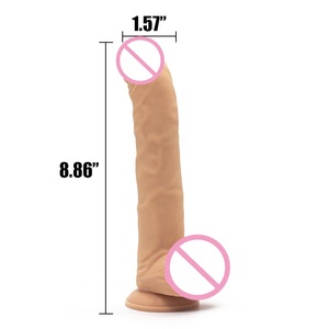 9 inch plastic dog monster penis dildo with big cock