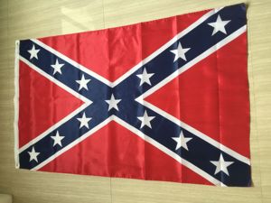 Bandera Confederada DE LOS Estados Unidos, 3x5 pies, doble costura, resistente a la decoloración con ojales de latón para interiores y exteriores - Product Image 2