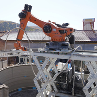 Meilleur bras robotique automatique à 6 axes imprimé en 3D Kuka Kr210 Full Mashens pour l'impression 3D de maisons