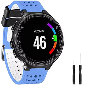 <span class=keywords><strong>Bracelet</strong></span> de sport en silicone respirant à deux couleurs en gros pour Garmin <span class=keywords><strong>Forerunner</strong></span> 235/<span class=keywords><strong>220</strong></span>/230/620/630/735XT, <span class=keywords><strong>bracelet</strong></span> de montre souple - Product Image 1