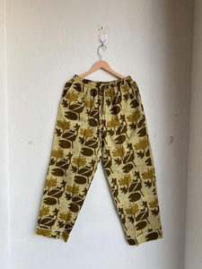 เซ็ตชุดนอนออร์แกนิคผ้าคอตตอนออร์แกนิก100% พิมพ์ลายดอกไม้ชุดนอน unisex เนื้อนุ่มระบายอากาศได้ดีเหมาะกับชุดใส่อยู่บ้านสไตล์โบฮีเมียนเป็นของขวัญ - Product Image 6