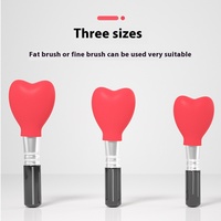 3 packs de brosses Organisateur anti-poussière Protecteur de rangement Silicone Cosmétique Maquillage Brosse Protecteur Capuchon de brosse