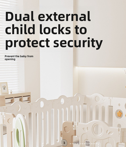 Corralito Plegable para Bebés con Tapete de Juego, Barrera de Seguridad para Niños Pequeños, Uso Doméstico Portátil y Seguro - Product Image 5