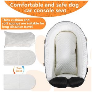 Trasportino Portatile per Animali Domestici, Sedile Auto per Cani da Console Centrale, Tappetino di Sicurezza per Auto, Letto per Cani da Auto, Sedile per Cuccioli - Product Image 4