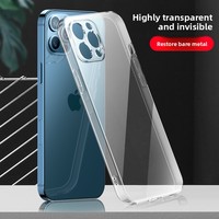 Coque Souple en Silicone Transparent Pressé à Chaud pour iPhone 17 Air – Ultra-fine, Anti-choc, Protection Intégrale avec Fentes Précises pour Téléphone Mobile