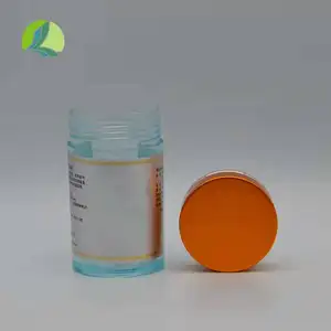 Luxe Farmaceutische 100Ml Ps Brede Mond Geneeskunde Fles Met Aluminium Cap Clear Gezondheidszorg Verpakking Producten Drug Capsules