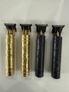 เครื่องโกนหนวดไฟฟ้าสำหรับผู้ชาย รุ่นวินเทจ T9 ชาร์จผ่าน USB ชาร์จเร็ว เครื่องตัดแต่งขนไฟฟ้า ลายมังกรพระพุทธรูป - Product Image 6