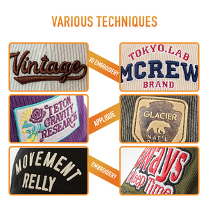 Casquettes de baseball tendance Heycap respirantes, brodées, d'hiver, épaisses, en rayonne brossée, avec boucle en cuivre, à visière rigide, chaudes, avec logo personnalisé - Product Image 6