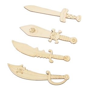 Spada in Legno Massiccio per Allenamento Sportivo all'Aperto, Spada Tradizionale in Legno Duro per Bambini - Product Image 1