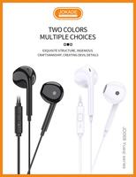 JOKADE Nouveau produit Écouteurs filaires stéréo de haute qualité 1,2 mètre avec microphone Semi-intra-auriculaires