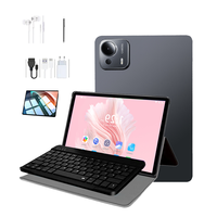 Tablette PC portable téléphone Tablette Tableta Office Professional 10,1 pouces Wifi Clavier Android 15 8 Go + 256 Go Double caméra Appel par carte SIM