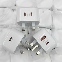 Câble de charge rapide intelligent Type-C PD 20W avec QC3.0 pour ordinateur portable, téléphone portable, appareil photo et écouteurs - Adaptateur USB compatible sans fil