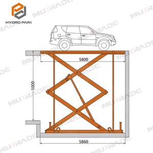 Valet công viên nhà đậu xe giải pháp thủy lực nhà để xe Scissor xe nâng - Product Image 3