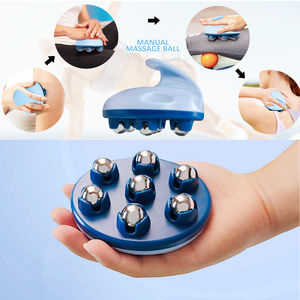 7ローラーボールボディマッサージャー筋肉痛緩和首背中肩マッサージ磁気ローリングボールマッサージャー - Product Image 3