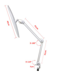 2200 Lumens LED nhiệm vụ đèn Nail Beauty Salon Mắt chăm sóc 24 Wát siêu sáng có thể điều chỉnh kẹp bàn đèn LED ánh sáng - Product Image 2