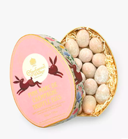 Boîte de chocolat Emballage de Pâques en forme d'œuf fantaisie Boîte en carton rigide personnalisée pour bonbons desserts avec matériaux recyclés salubres pour les aliments