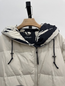 Veste d'hiver légère en duvet pour <span class=keywords><strong>femme</strong></span>, <span class=keywords><strong>parka</strong></span> longue <span class=keywords><strong>imperméable</strong></span>, manteau chaud en duvet de canard de qualité supérieure <span class=keywords><strong>avec</strong></span> <span class=keywords><strong>capuche</strong></span> - Product Image 3